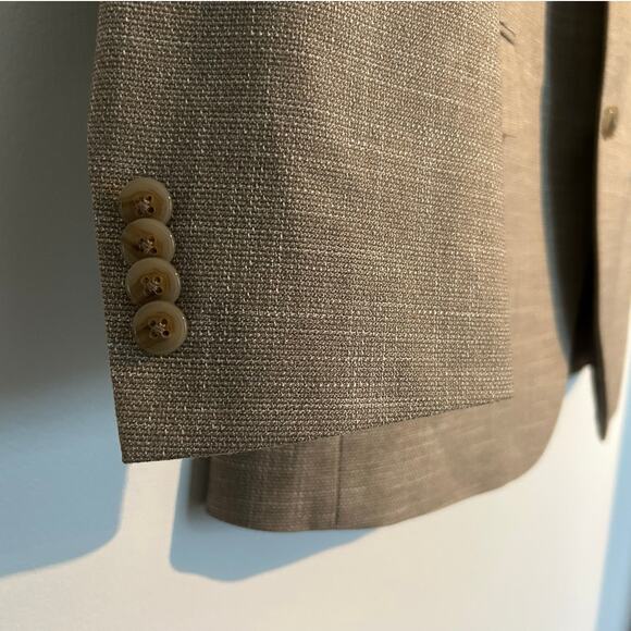 NWT Michael Kors Classic Fit Stretch Kent Sport Coat – Tan – Men’s 38R - Picture 4 of 13